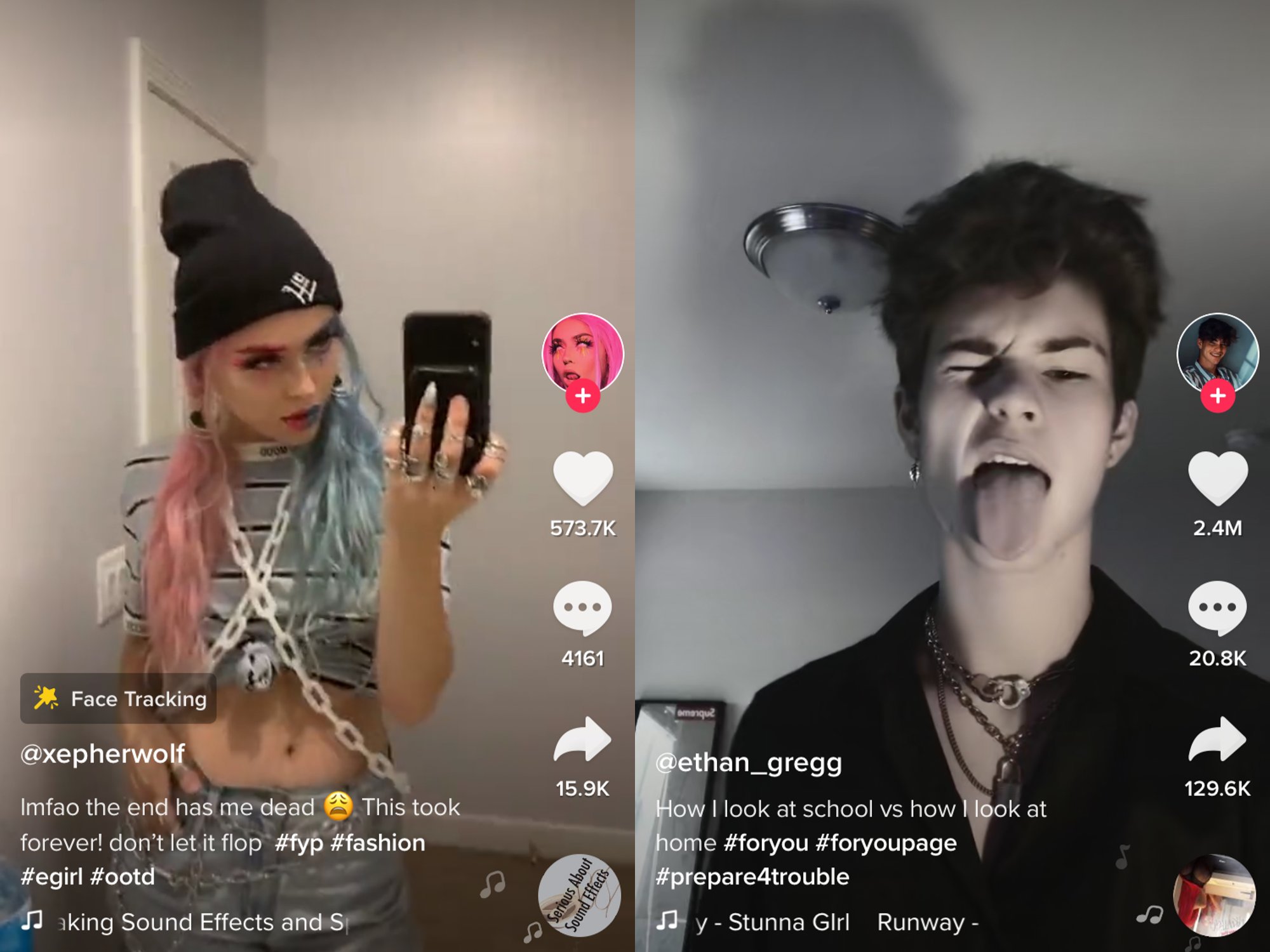 E-girls e e-boys, presentes nas redes sociais E-girls e e-boys, presentes nas redes sociais