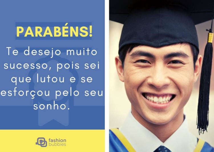 Parabéns e muito sucesso pela formatura