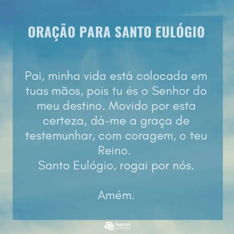 Oração para Santo Eulógio