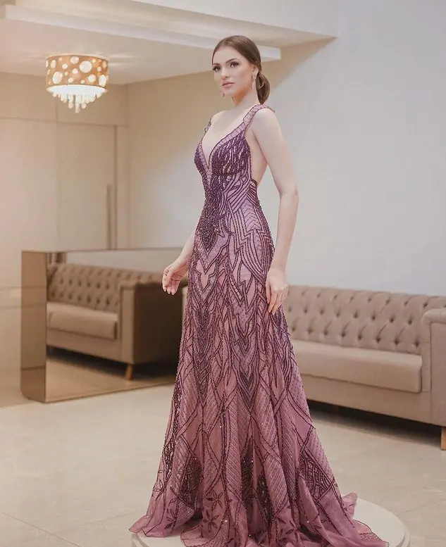 vestido de festa artesanal Ivanildo Nunes