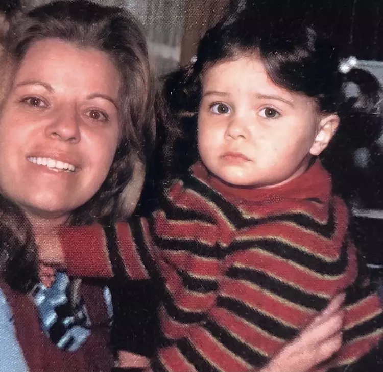 Foto de Adriane Galisteu e a mãe