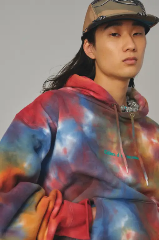Moletom tie-dye masculino 