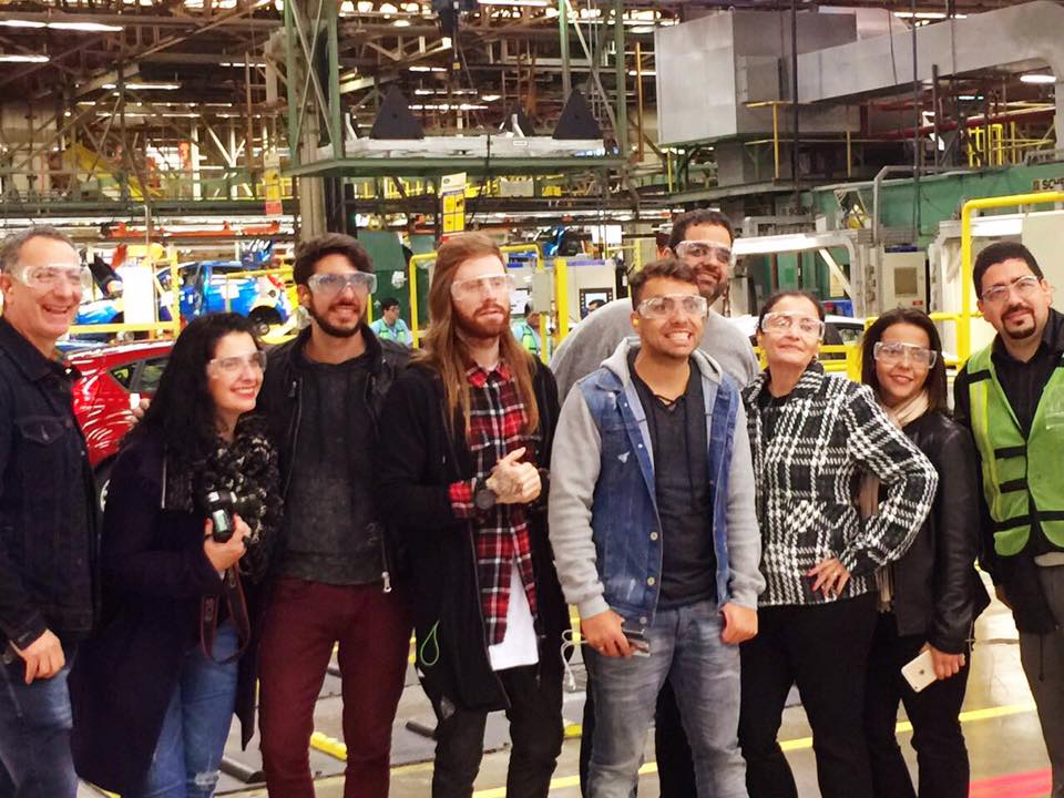 Visita a Fábrica da Ford em São Bernardo do Campo  - Vinícius Mourae blogueiros