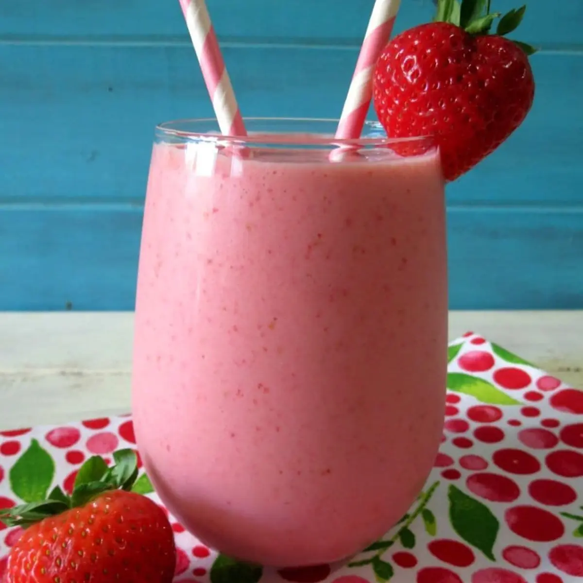 Caipirinha de morango.