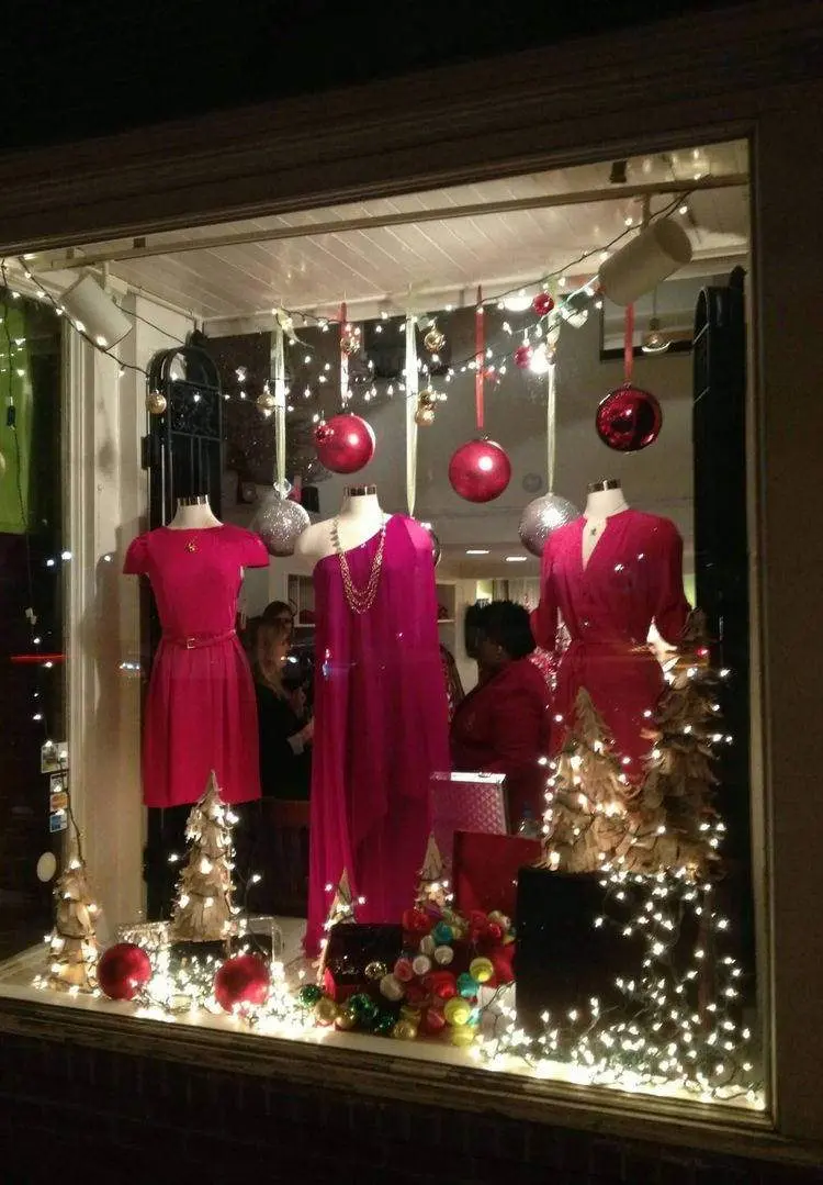 Vitrine Vermelha de Natal