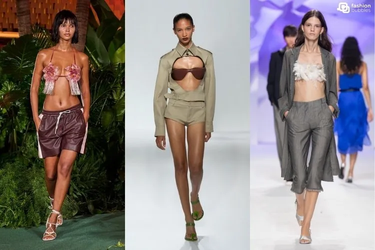 Top elaborado é uma das tendências da Paris Fashion Week Primavera Verão 2027