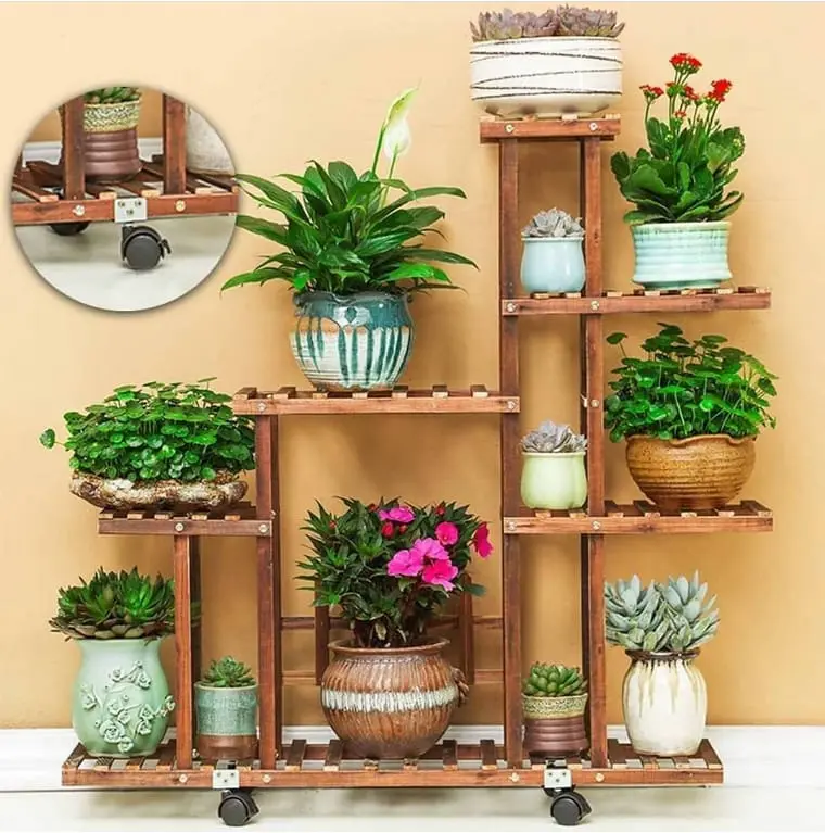 Prateleira móvel de pallet