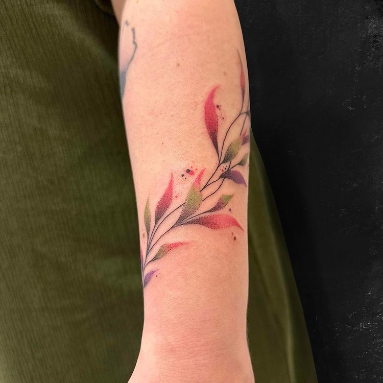 tatuagem que imita bracelete