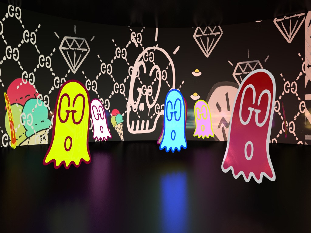 gucci ghost 4 rooms pirataria fashion