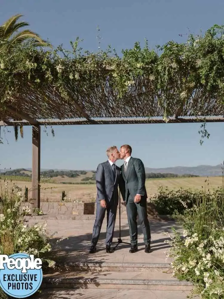 Decoração do Casório de Colton Underwood e Jordan C. Brown.
