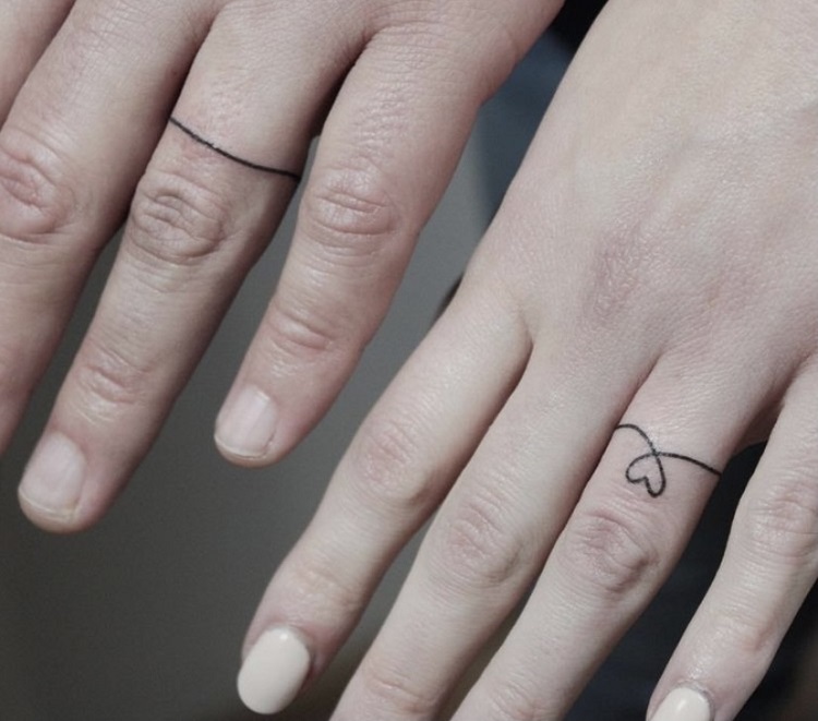 tattoo que substitui a aliança