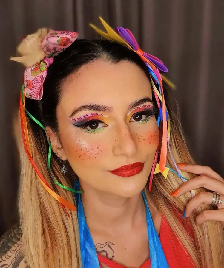 Make junina e penteado