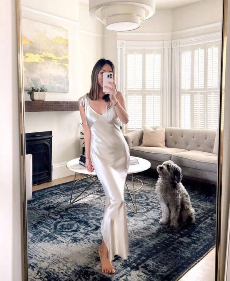 Vestido de cetim para casamento