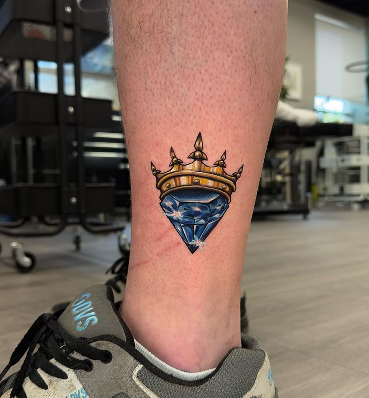 tatuagem de diamante