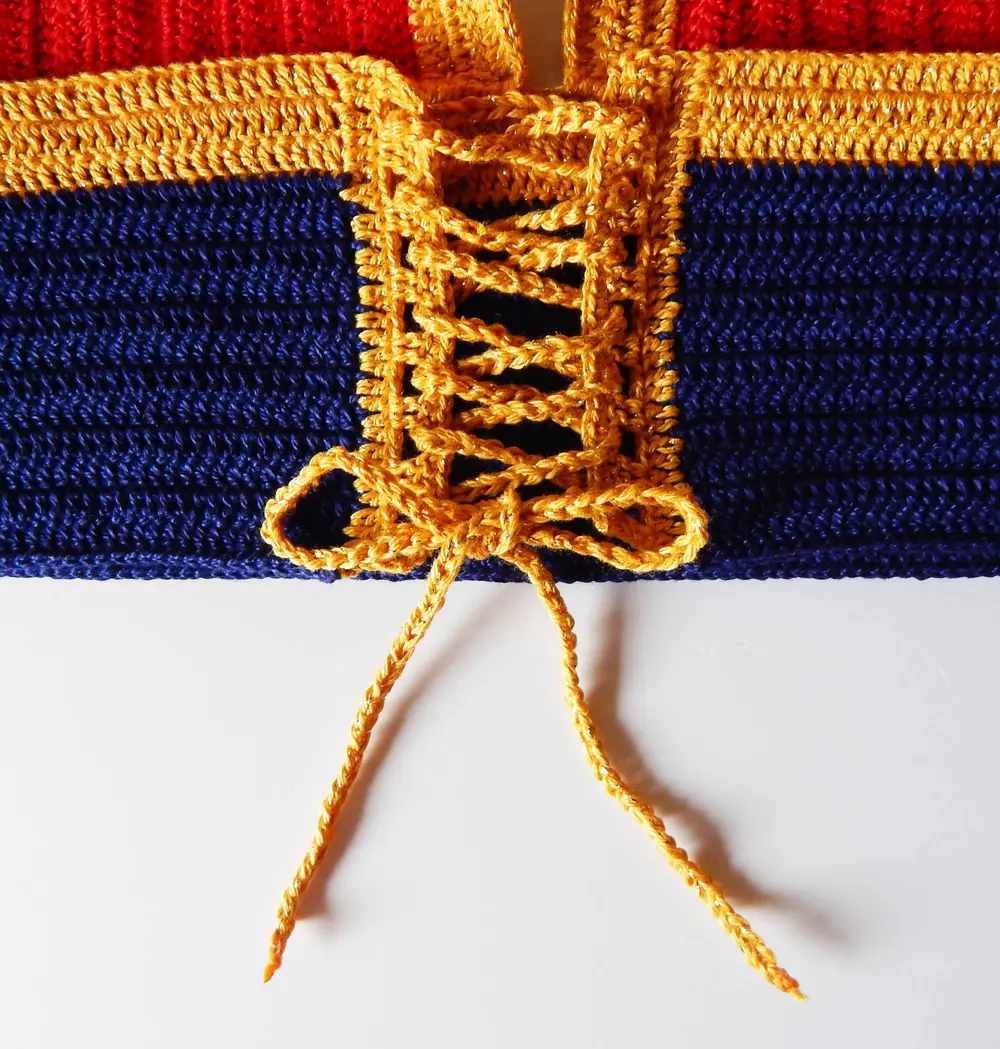 Costas top croche