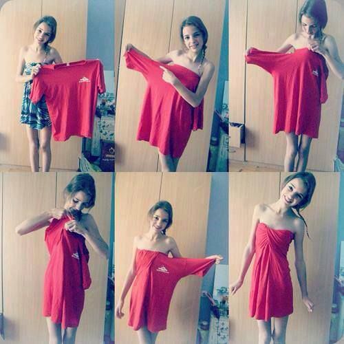 abadá customizado como vestido