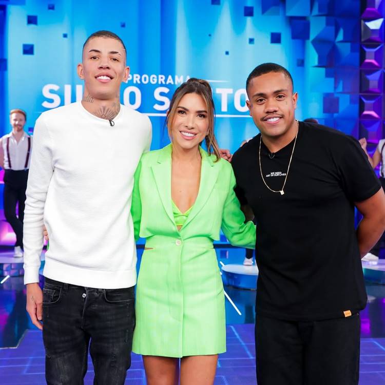 MC Don Juan e MC Davi com Patrícia Abravanel