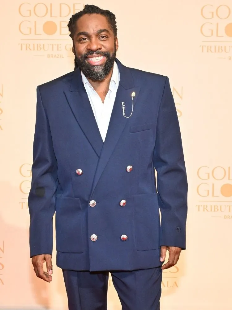 Lázaro Ramos no Golden Globes Tribute Gala Brazil