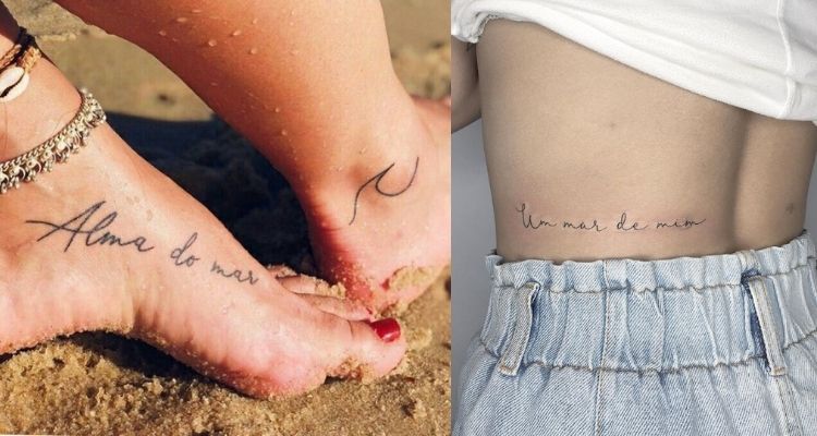 frase para tatuagem de mar
