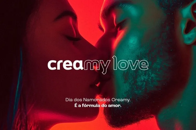 Foto da campanha de Dia dos Namorados 2025 da Creamy
