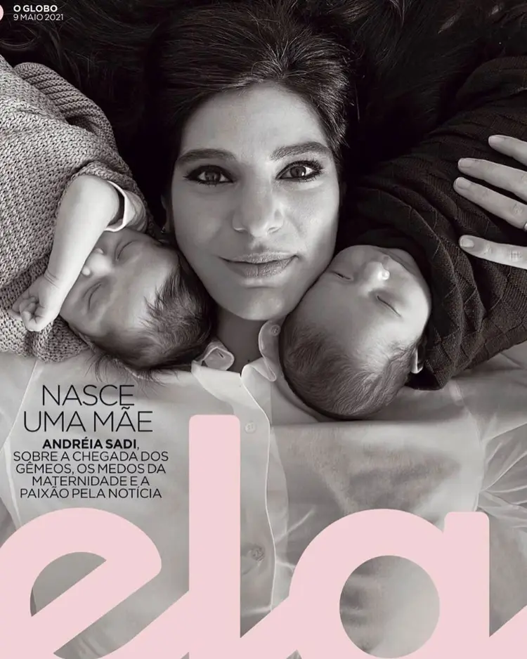 Andréia Sadi na revista ela.