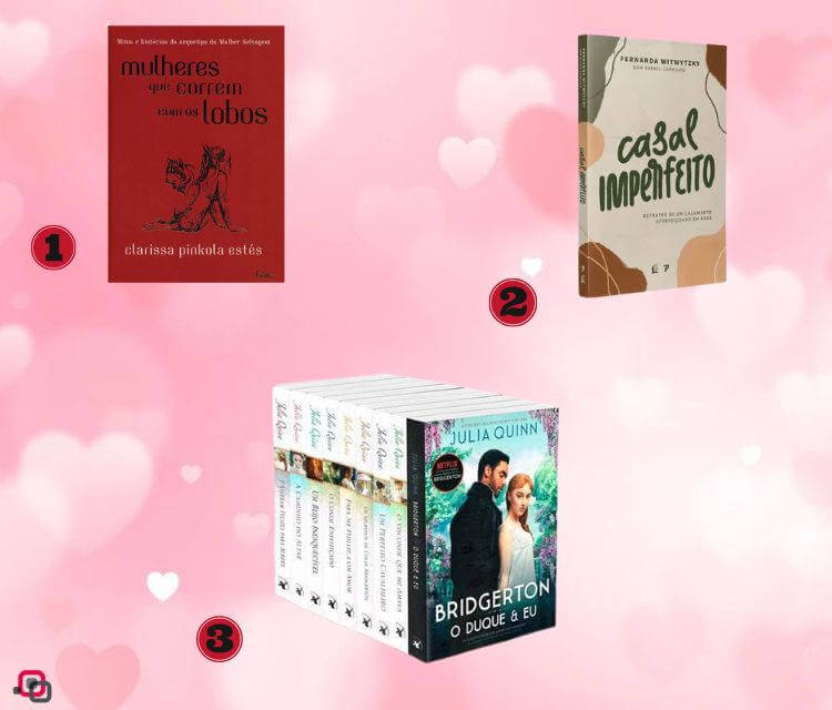 Livros para namoradas Livros para presentes de Dia dos Namorados