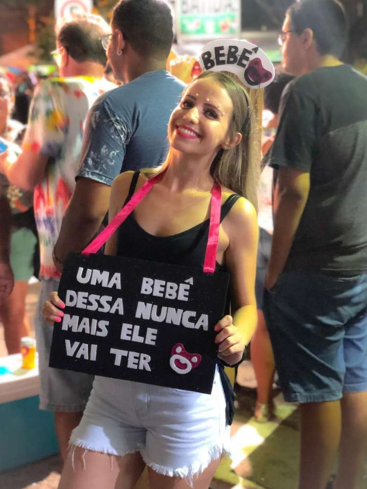 Opção de look para bloco de carnaval