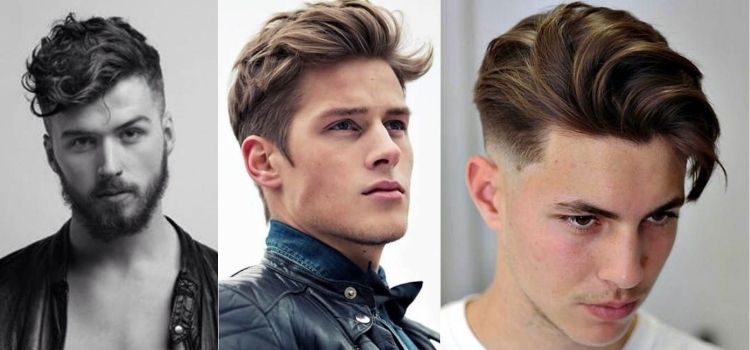 três opções de medium side swept