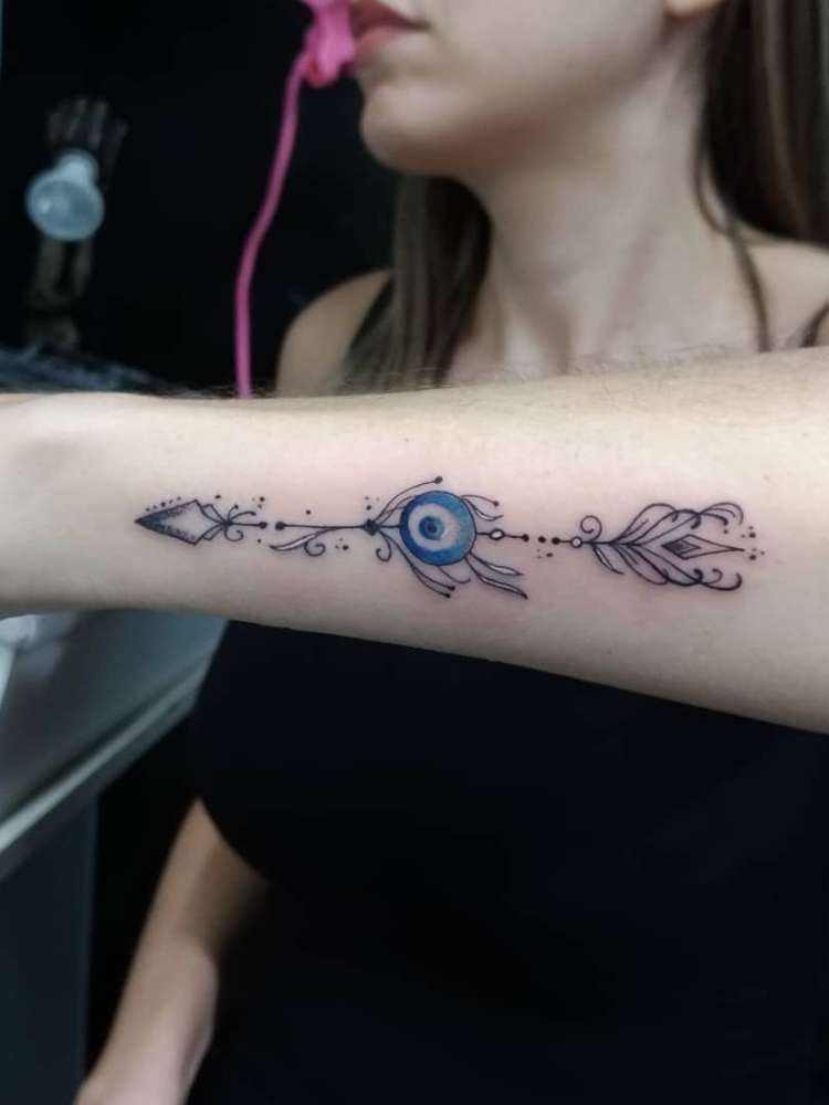 Opção de tatuagem de olho grego
