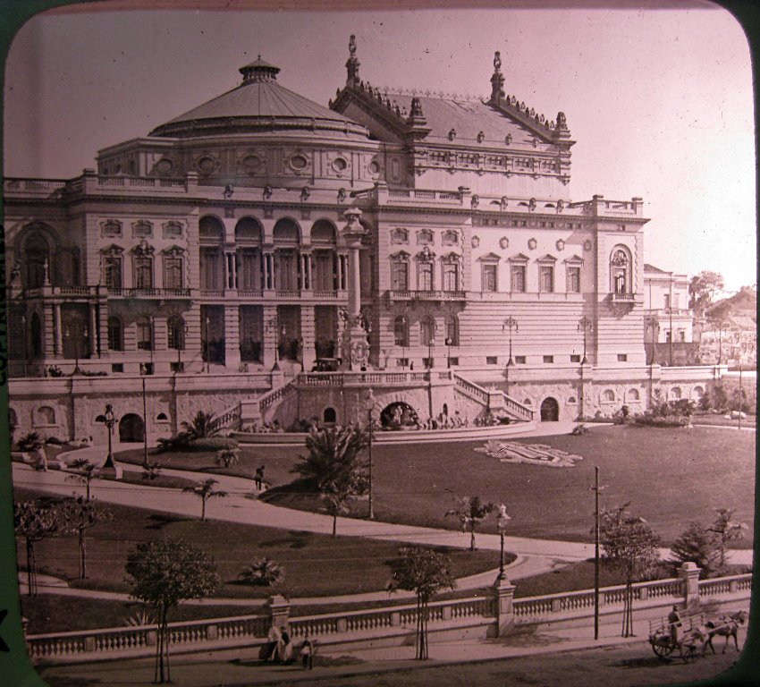 Theatro Municipal de São Paulo no início de 1912