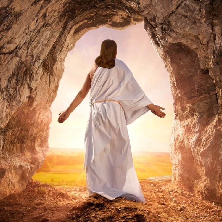 Jesus Cristo ressuscitado. Foto de imagem de Jesus Cristo ressuscitado, Páscoa.