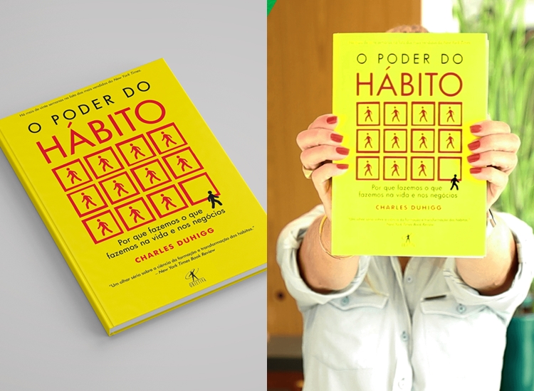 Livro O Poder do Hábito. Foto do exemplar O Poder do Hábito.
