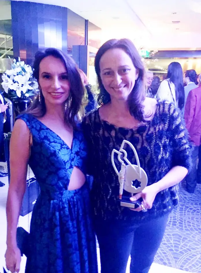 Denise Pitta e Laís Bodansky no Montblanc de la Culture 2016 - Cópia