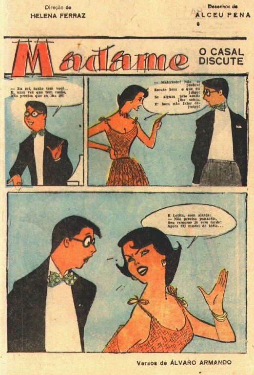Quadrinho "Madame". 