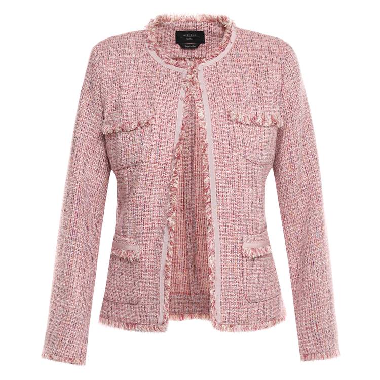 Foto da Max Mara Blazer Tubo com Textura - Rosa.