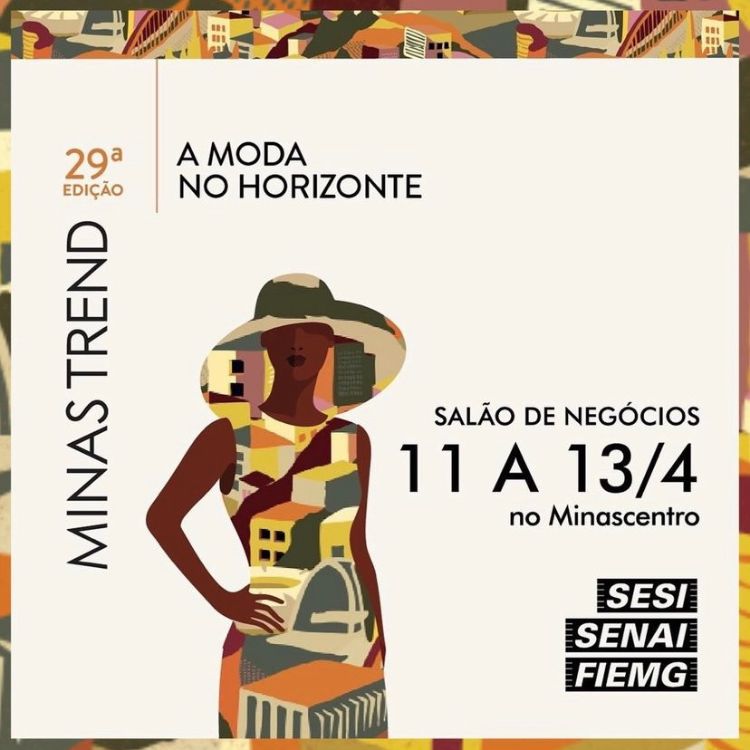 imagem de divulgação da semana de moda mineira no instagram. 