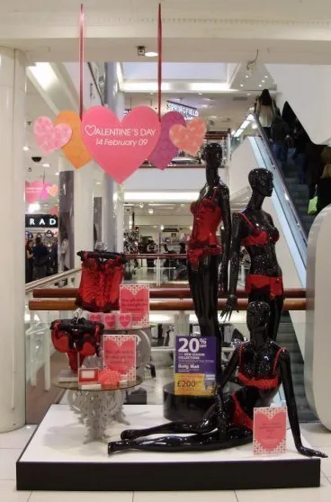 Vitrine para o dia dos namorados