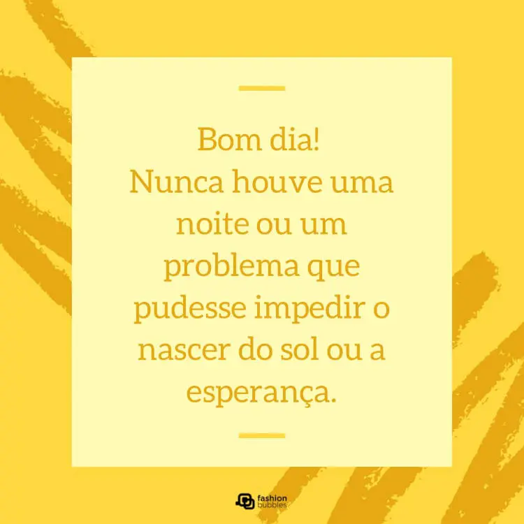 Frase de Bom Dia 11 de março