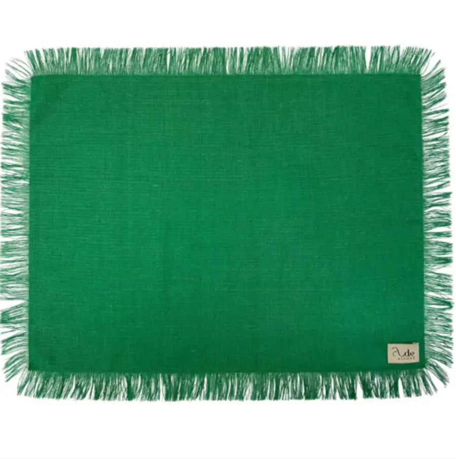 Jogo americano verde.