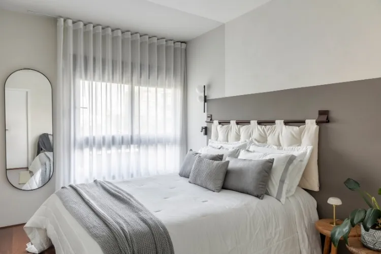 Quarto de apartamento de 110 m²