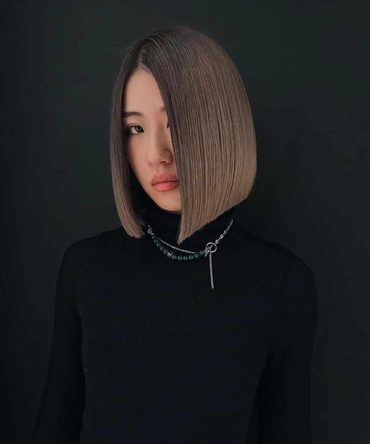 Tendência de cortes blunt bob.
