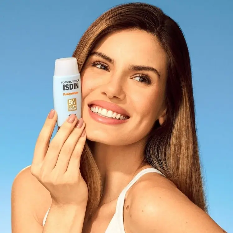 Protetor Solar Facial Fusion Water FPS 60 ISDIN