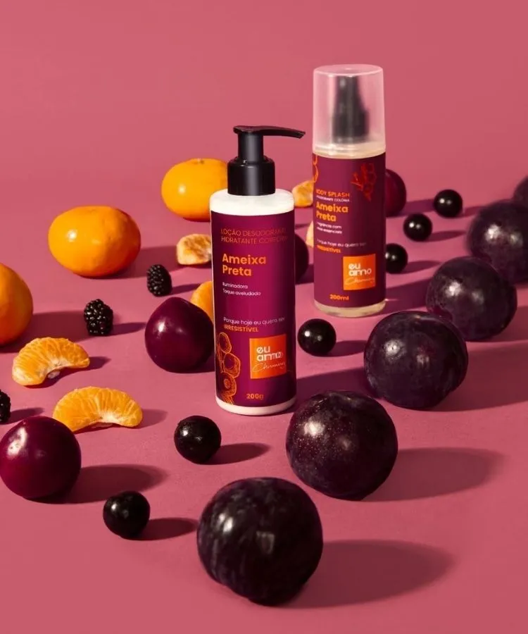 Body splash e hidratante Eu Amo Charming