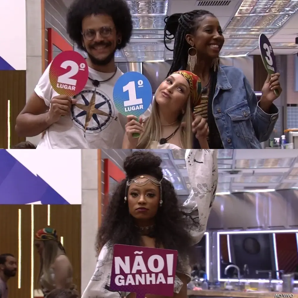 Enquete - Final de Carla Diaz , jogo da discórdia.
