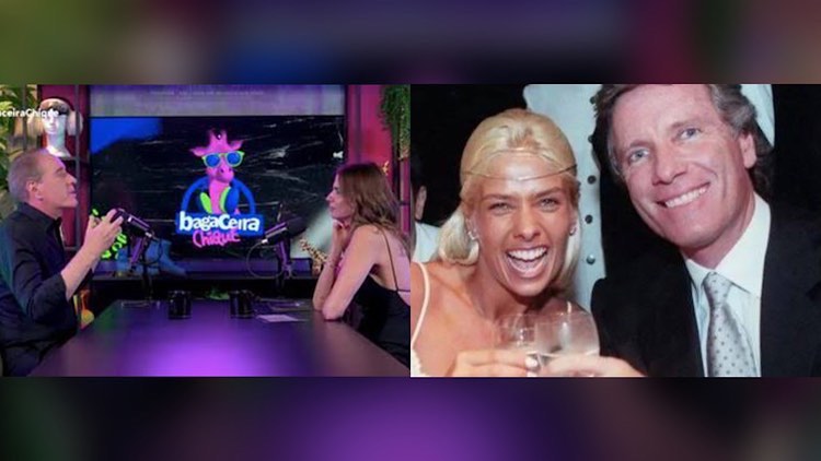 Adriane Galisteu e Roberto Justus.