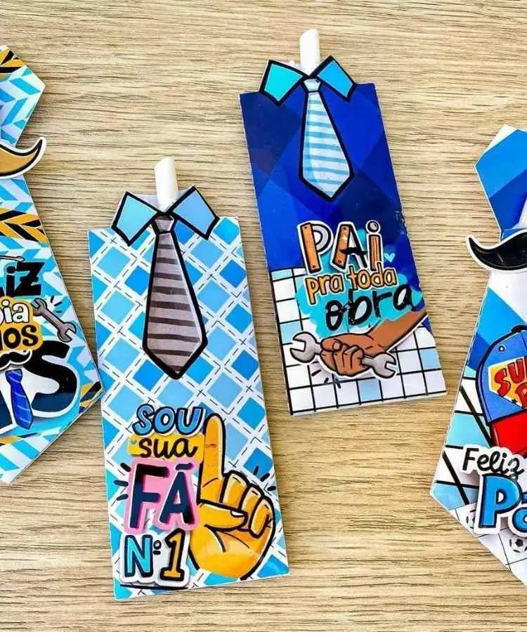Kit digital personalizado para Dia dos Pais com mimo caneta