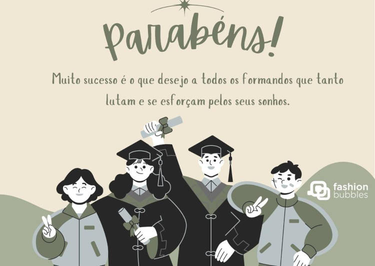 Parabéns pela formatura