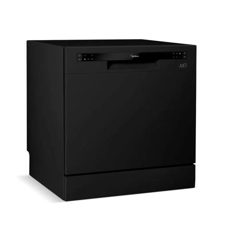 Lava-louças Midea inteira preta
