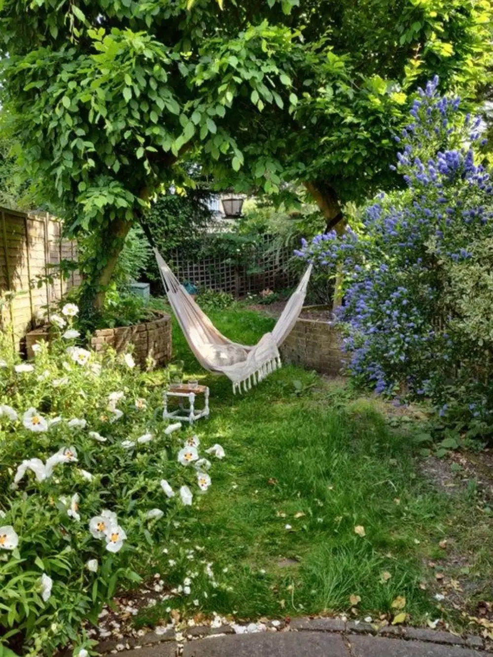 Cottagecore: Rede de descanso.