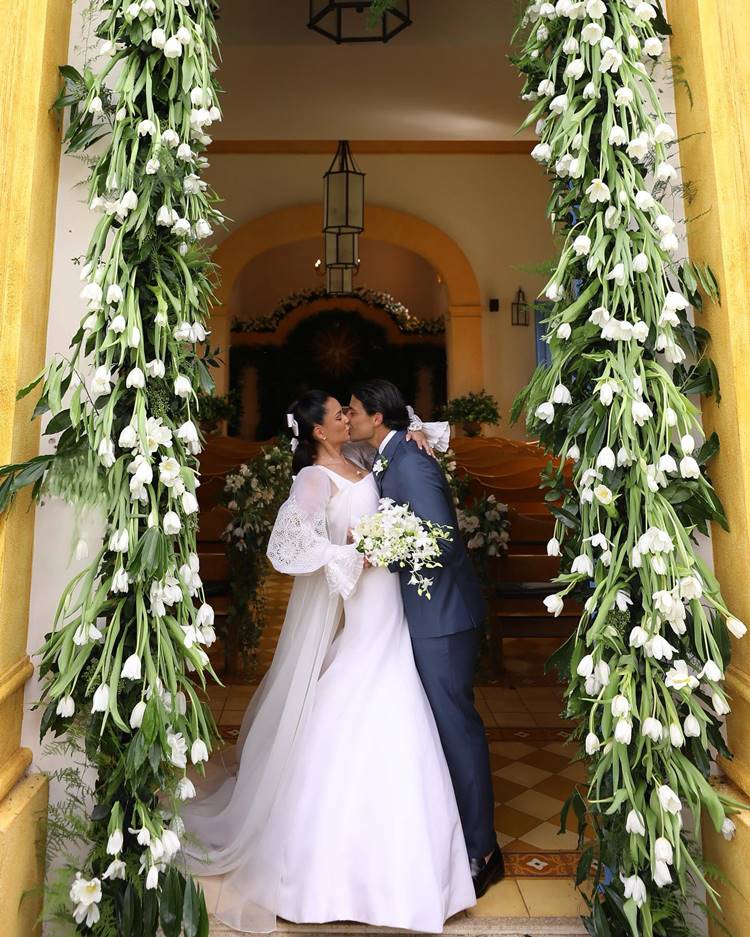 Foto da decoração da capela.